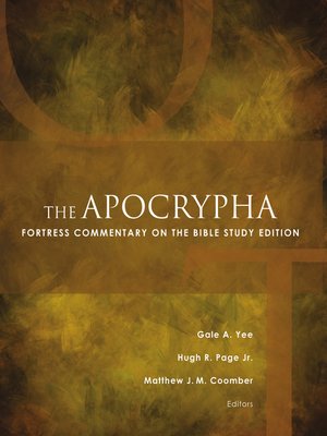 cover image of The Apocrypha